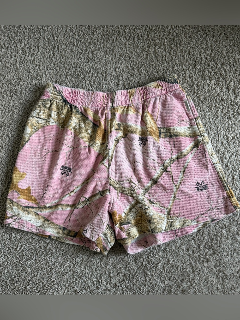 Represent Pink Camo Realtree Mesh Shorts